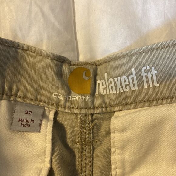 Men's Carhartt Tan Shorts - Picture 3 of 7